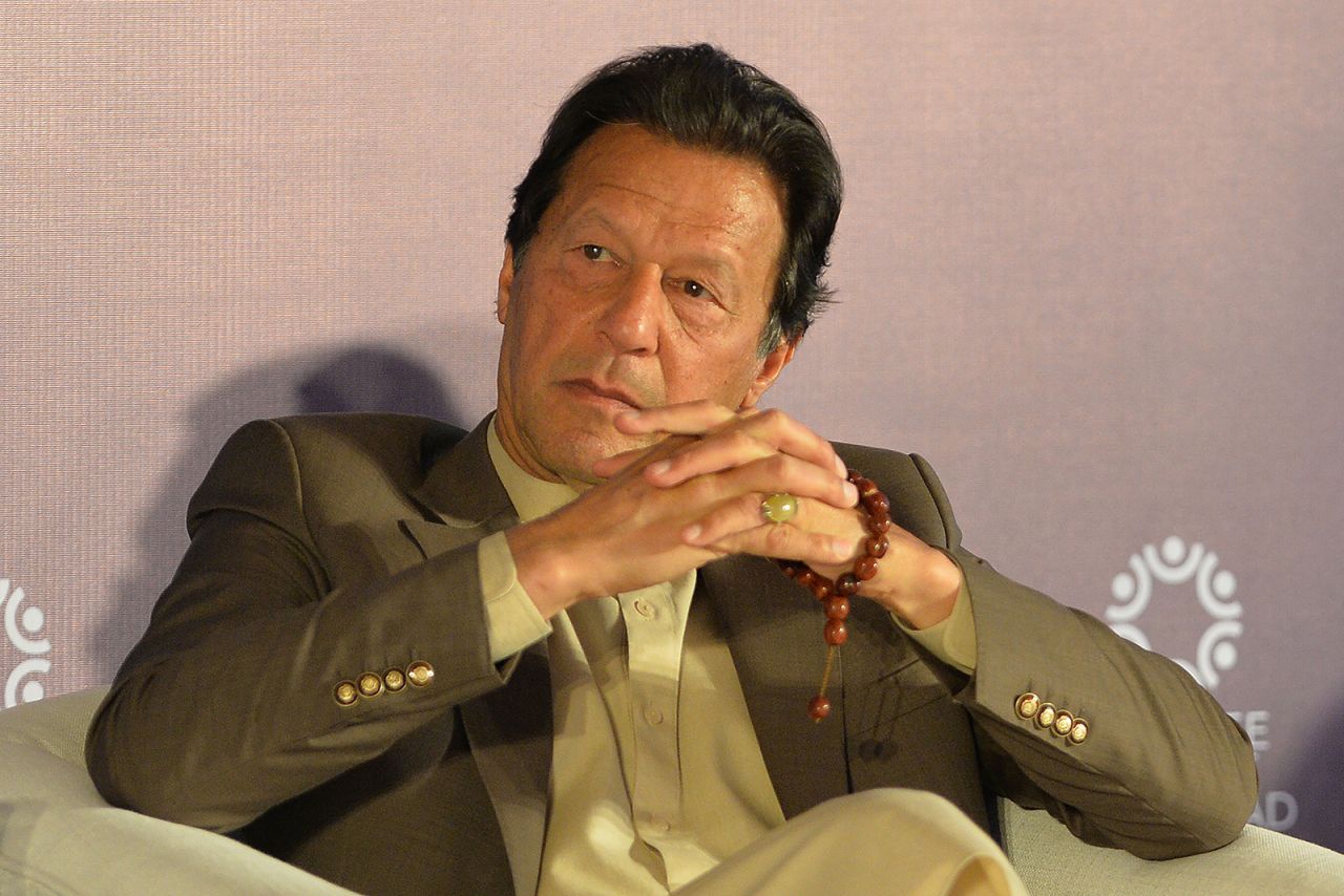 Pakistan's Prime Minister Imran Khan pictured on February 17.