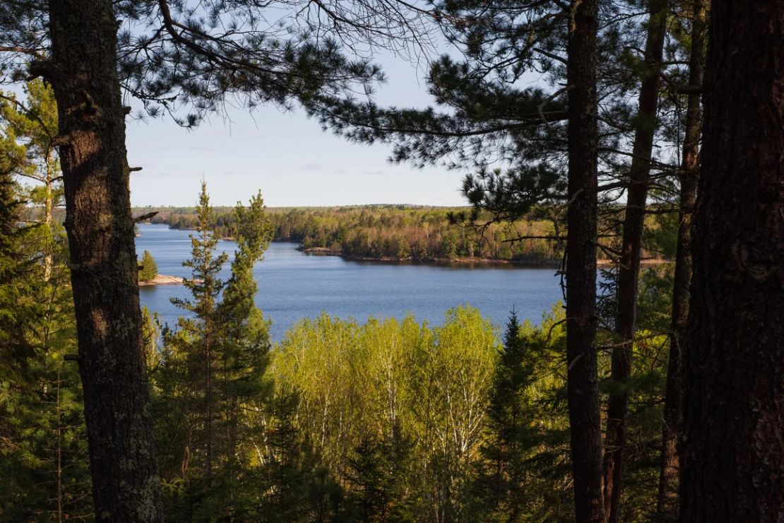 El Parque Nacional Voyageurs incluye 33.994 hectáreas de agua