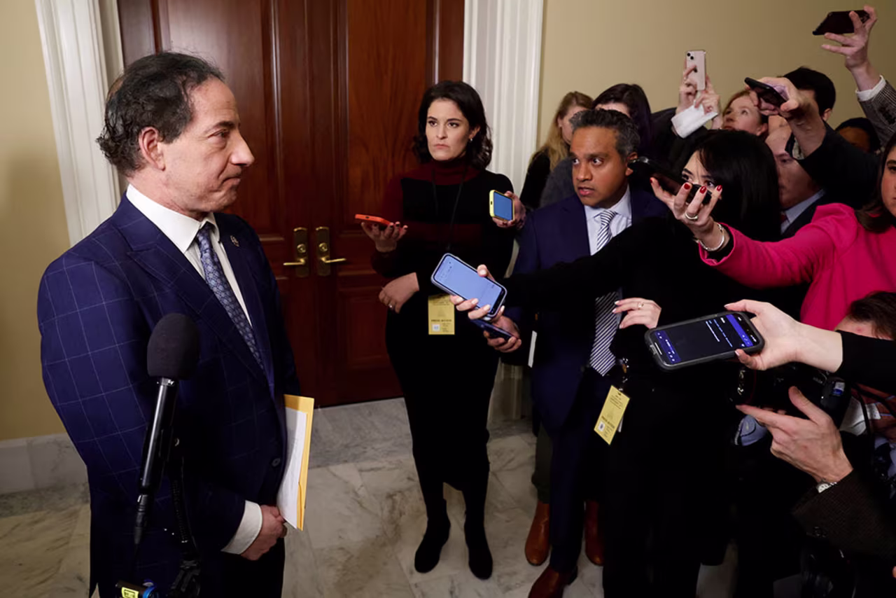 Raskintalks to reporters on Monday, December 19.