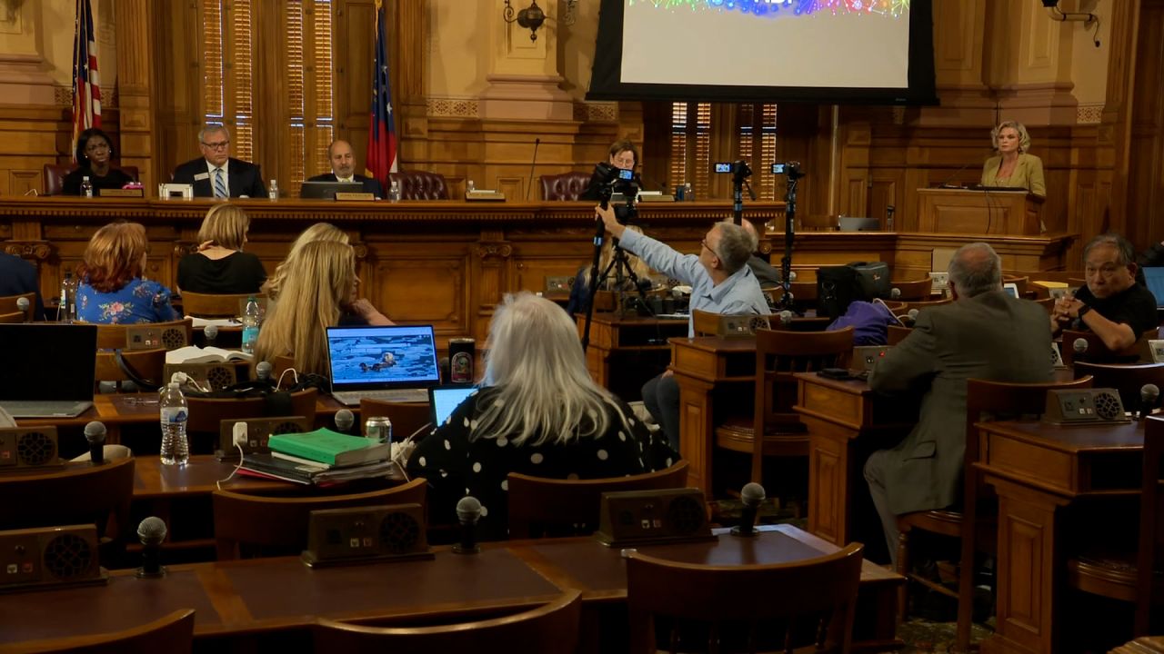 The Georgia State Election Board meets on Monday.