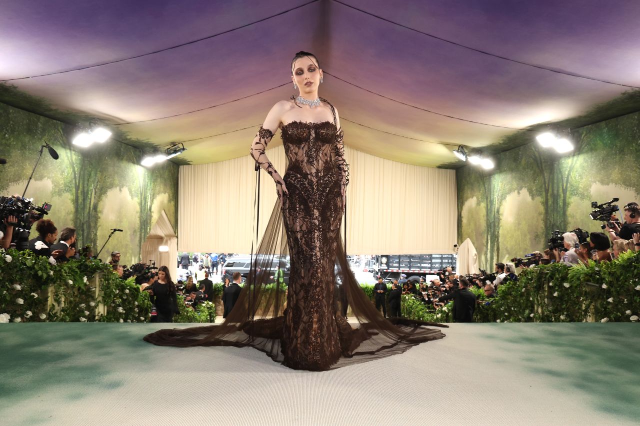 Emma Chamberlain attends The 2024 Met Gala in New York City, on May 6.