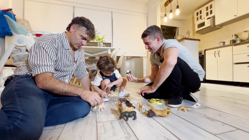 Same-sex couple pushes to normalize surrogacy in Argentina