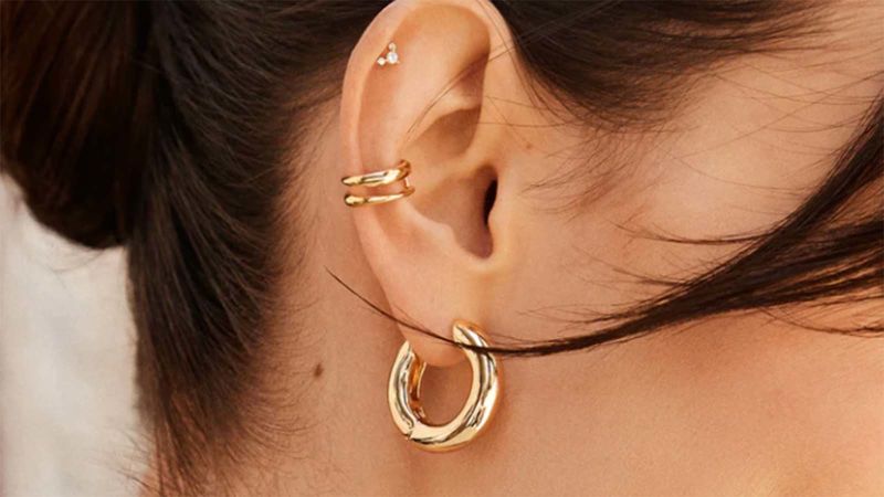 Black friday outlet hoop earrings