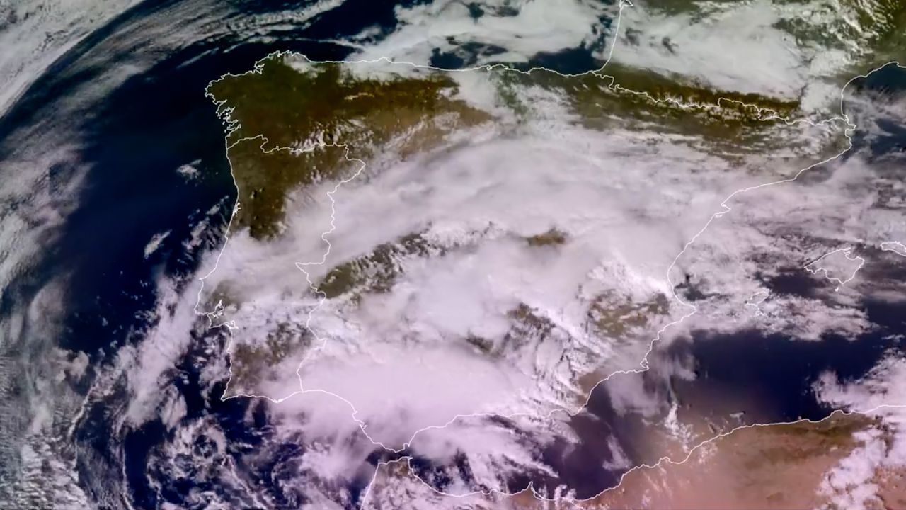 Así se ven desde el espacio las poderosas tormentas provocadas por la DANA