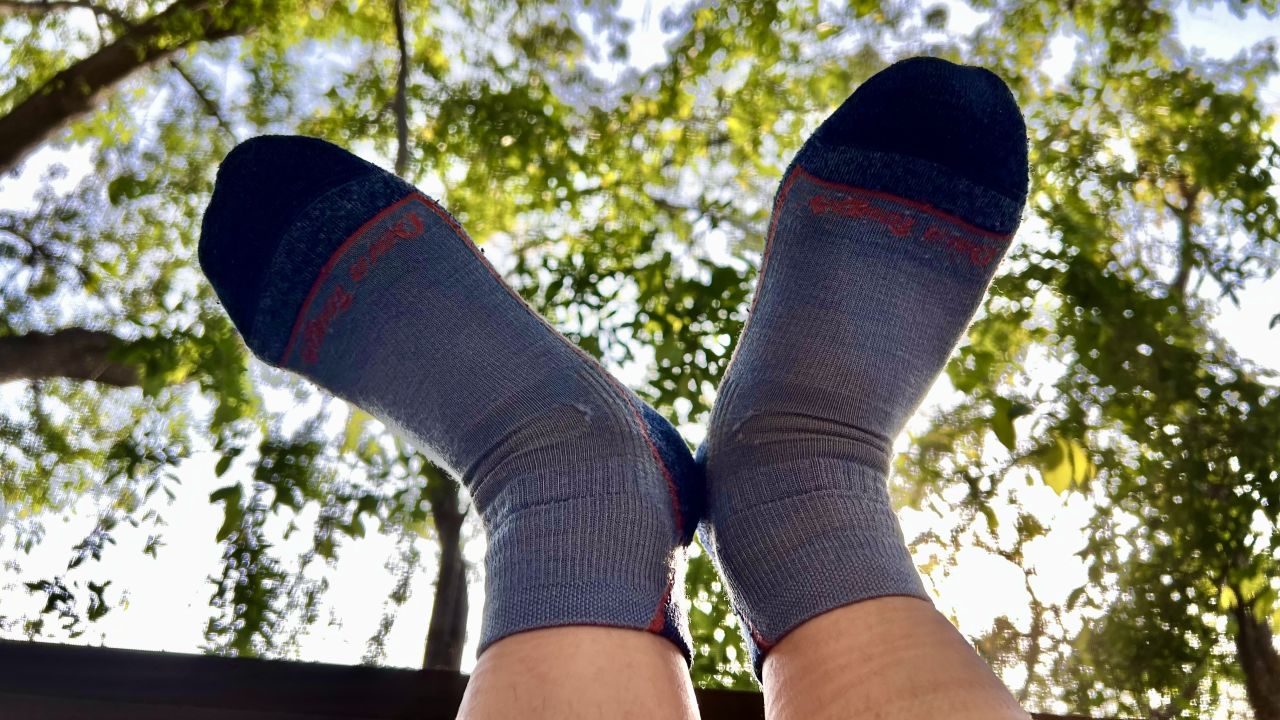The Darn Tough Quarter Midweight hiking socks review | CNN Underscored