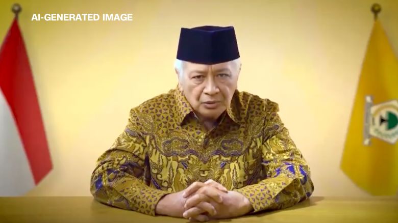 As Indonesia prepares for next month’s presidential and legislative elections, a video that uses artificial intelligence to resurrect the image and voice of the late longtime dictator Suharto has sparked a debate over the ethical and legal implications of using such technology for political campaigns.<br /><br /><br /><br /><br />The video, posted on social media Sunday by a politician from the Golkar Party, which was founded by Suharto, shows a lifelike simulation of the former president, wearing a batik shirt and urging voters to vote for Golkar candidates.<br /><br /><br /><br /><br />Suharto, a former army general, rose to power amid a bloodbath of nationwide turmoil in the mid-1960s and held power for 32 years before his fall in 1998 ushered in a new era of democracy in Southeast Asia’s largest country.<br /><br /><br /><br /><br />“I am President Suharto, the second president of Indonesia, inviting you to elect representatives of the people from Golkar,” the digital Suharto says in the video, which was p