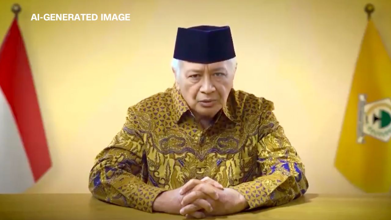 As Indonesia prepares for next month’s presidential and legislative elections, a video that uses artificial intelligence to resurrect the image and voice of the late longtime dictator Suharto has sparked a debate over the ethical and legal implications of using such technology for political campaigns.<br /><br /><br /><br /><br />The video, posted on social media Sunday by a politician from the Golkar Party, which was founded by Suharto, shows a lifelike simulation of the former president, wearing a batik shirt and urging voters to vote for Golkar candidates.<br /><br /><br /><br /><br />Suharto, a former army general, rose to power amid a bloodbath of nationwide turmoil in the mid-1960s and held power for 32 years before his fall in 1998 ushered in a new era of democracy in Southeast Asia’s largest country.<br /><br /><br /><br /><br />“I am President Suharto, the second president of Indonesia, inviting you to elect representatives of the people from Golkar,” the digital Suharto says in the video, which was posted on Instagram and X by Erwin Aksa, the party’s deputy chairman.<br /><br /><br /><br /><br />The video, which was created by the party, according to an Indonesian news report, has been viewed at least 4.5 million times on the social media platform since it was posted on Jan. 6.