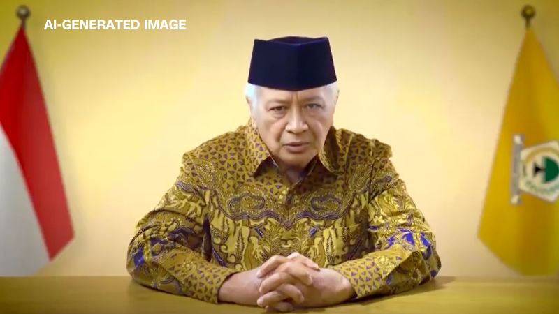             A once-feared army general, who ruled Indonesia with an iron fist for more than three decades, has a message for voters ahead of upcoming