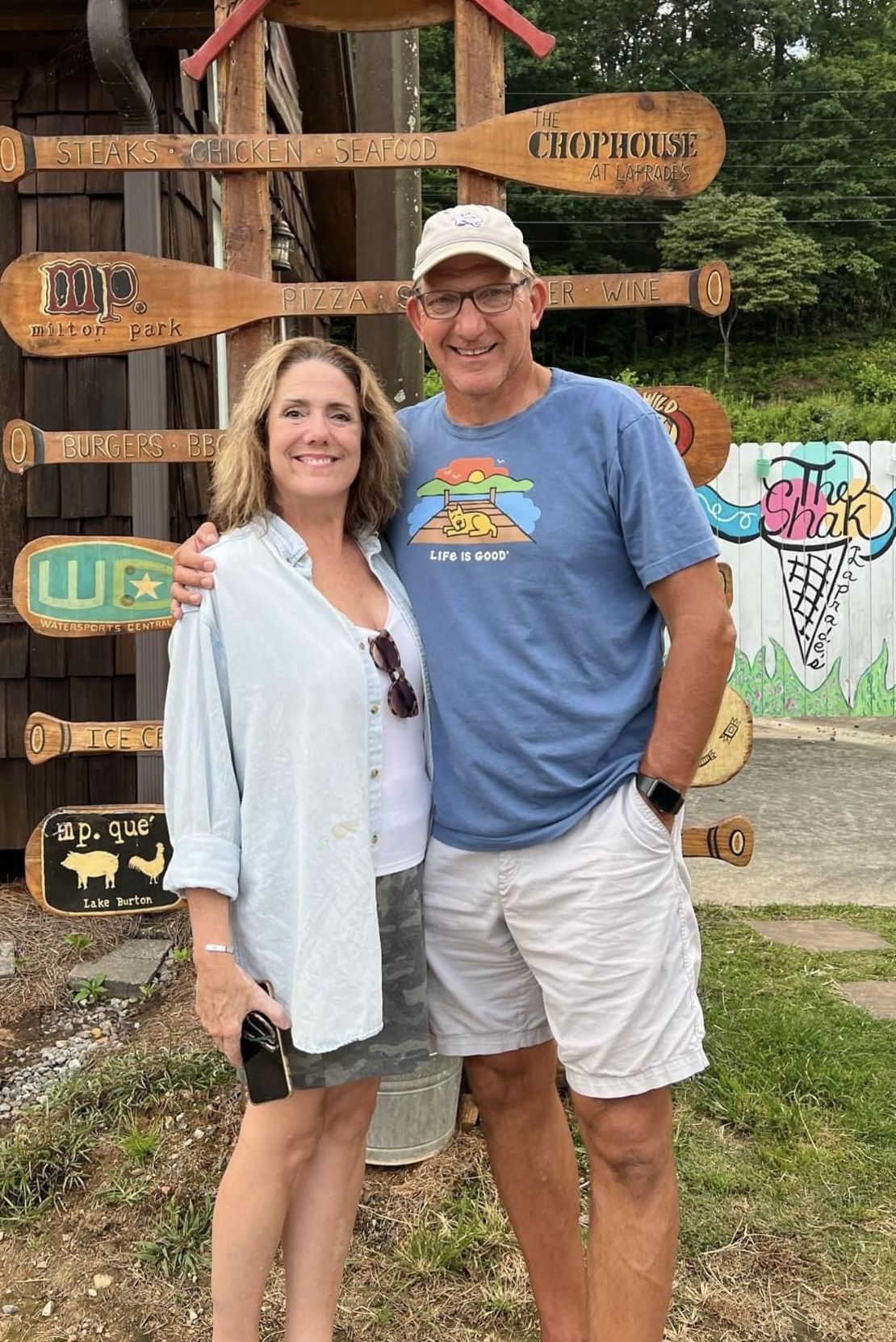 Math teacher David Phenix, seen here in undated photo with his wife, Leesa Phenix, was shot when a 14-year-old student opened fire inside Apalachee High School on September 4.