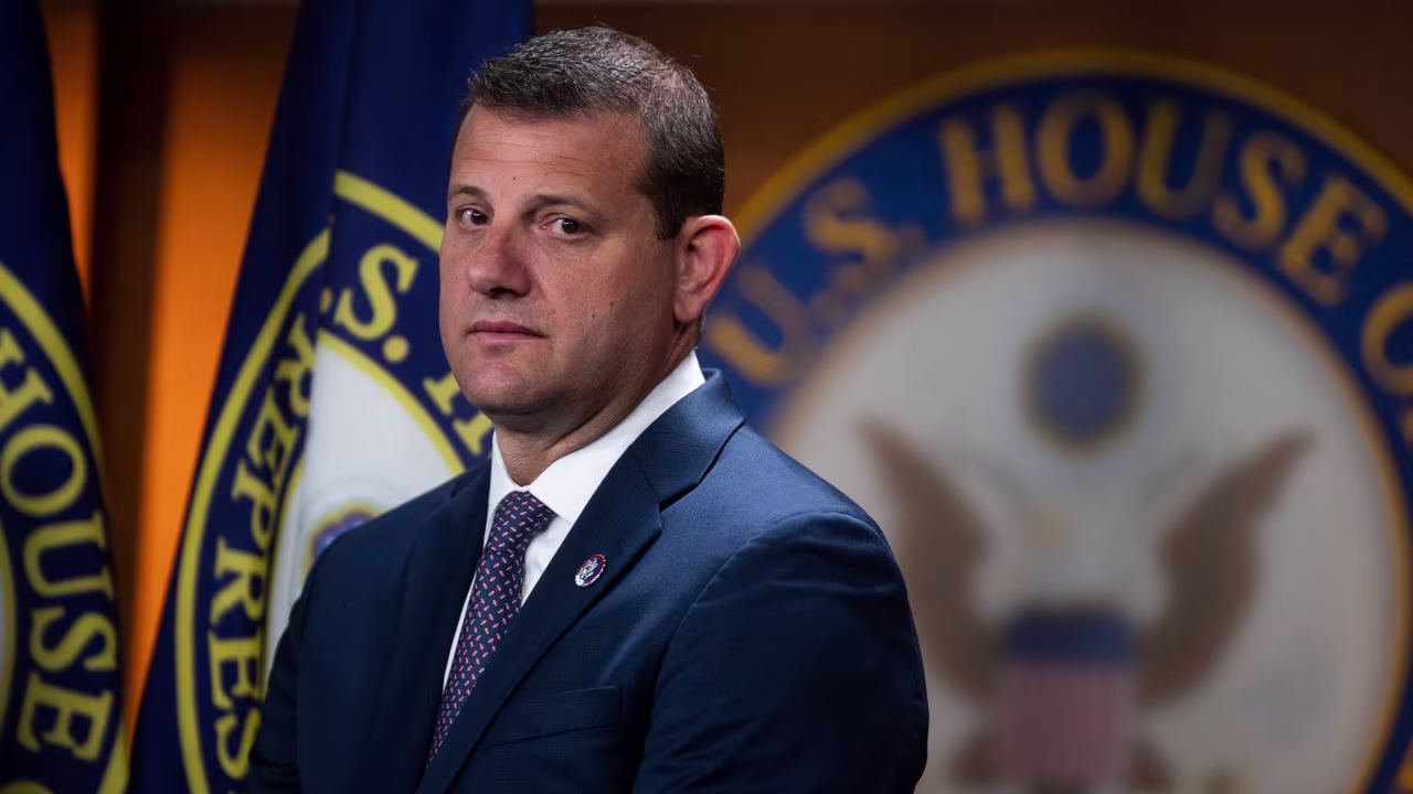 Rep. David Valadao, R-Calif.,participates in the House Republican Conference news conference in the Capitol on Wednesday, September 14, 2022.