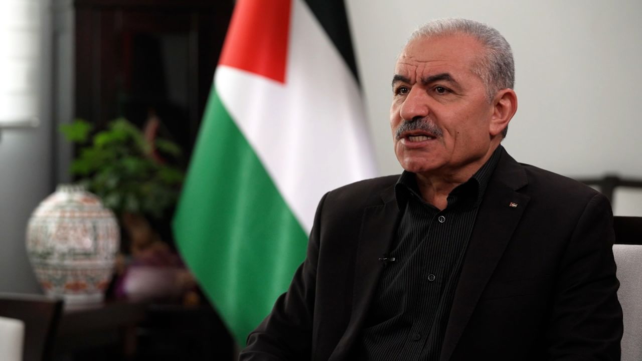 Palestinian Authority Prime Minister Mohammad Shtayyeh speaks with CNN. 