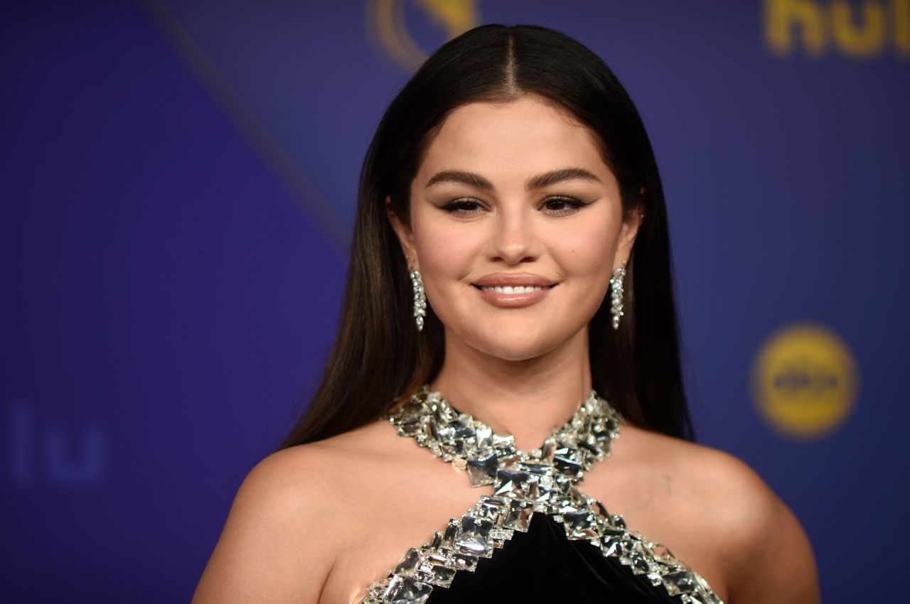 Selena Gomez arrives at the Emmy Awards on September 15 in Los Angeles.