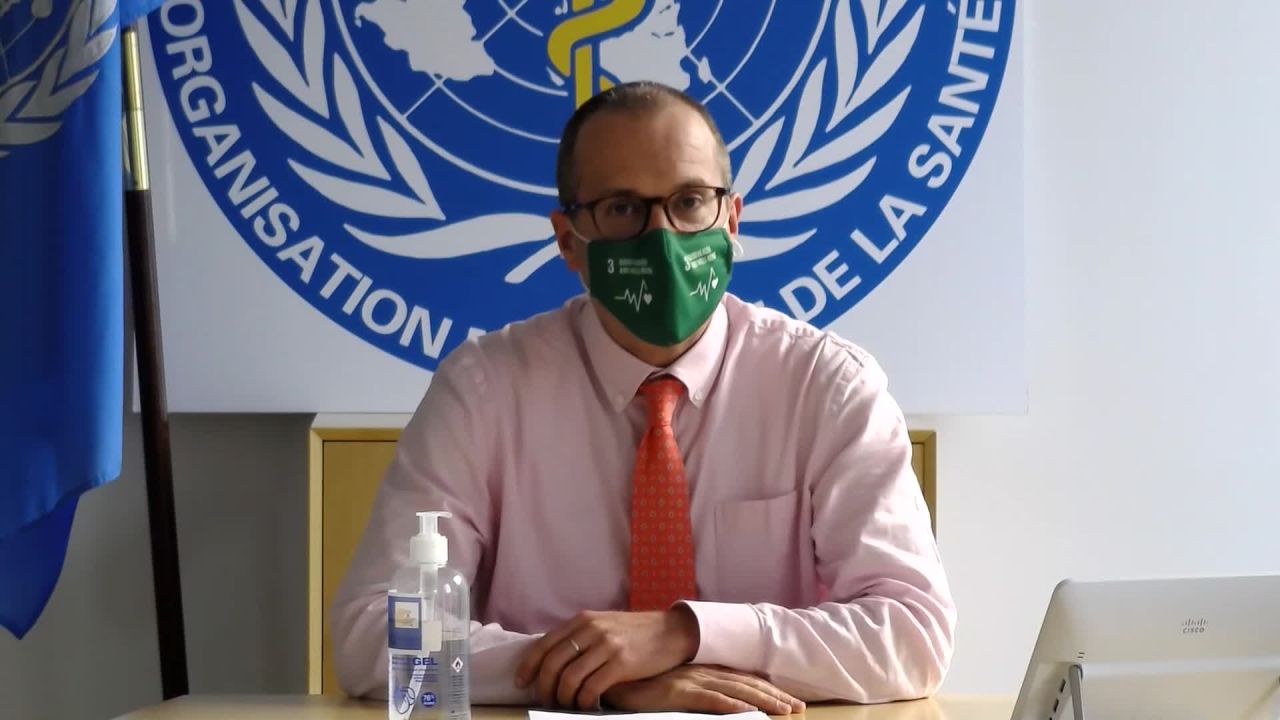 The World Health Organization's Europe Director, Hans Kluge, during an interview with CNN’s Becky Anderson on October 16.