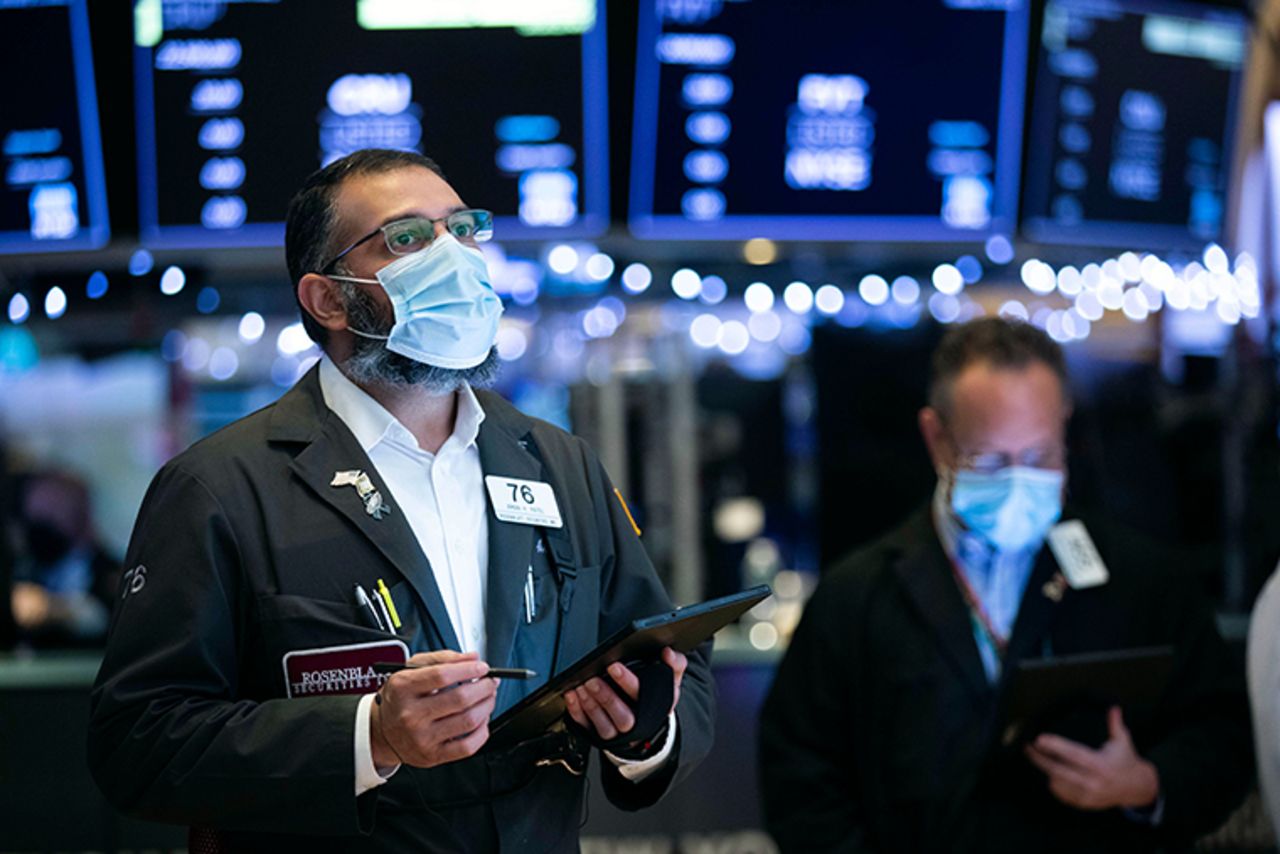 Traders working on the floor of the New York Stock Exchange on Tuesday, Jan. 5, 2021. 