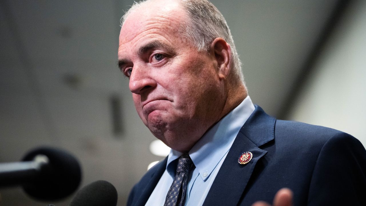 In this May 31 photo, Rep. Dan Kildee talks with reporters in the Capitol Visitor Center.