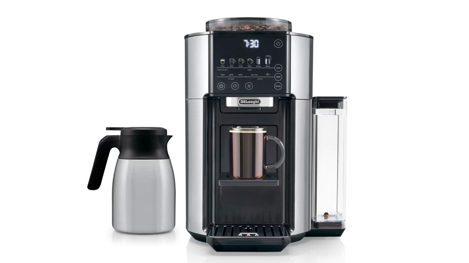 TrueBrew Drip Coffee Maker Stainless with Thermal Carafe