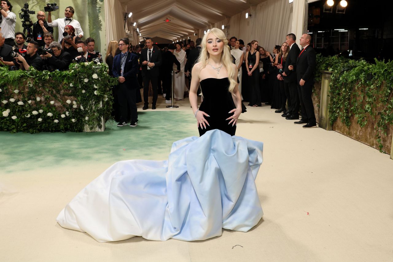 Sabrina Carpenter attends The 2024 Met Gala in New York City, on May 6.