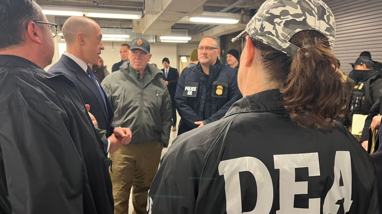 The Drug Enforcement Administration of Chicago shared photos of their team working with other federal law enforcement partners on immigration enforcement.