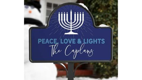Personalization Mall Hanukkah Personalized Magnetic Garden Sign