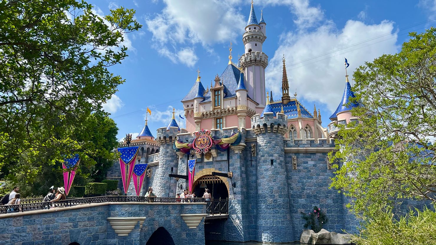 Disneyland is celebrating its 70th anniversary in Anaheim, California.