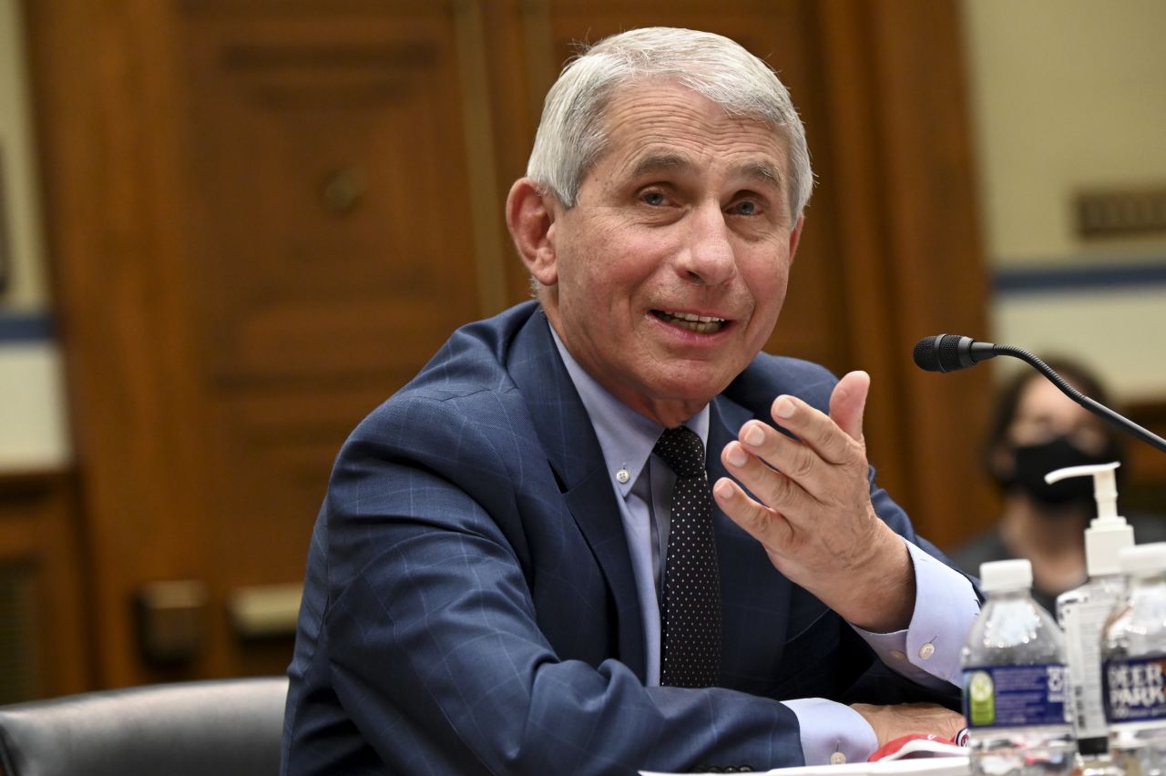 Dr. Anthony Fauci, director of the National Institute of Allergy and Infectious Diseases, testifies during a House Select Subcommittee on the coronavirus crisis hearing on July 31, 2020 in Washington, DC.