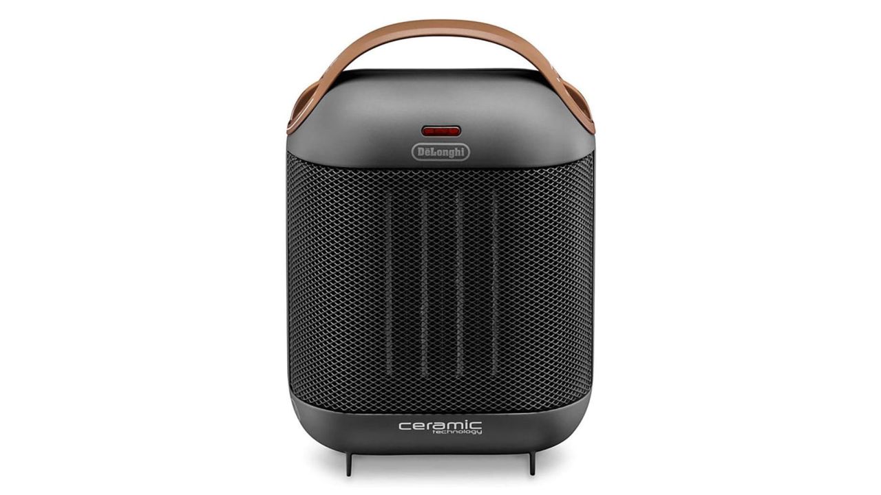 DeLonghi Capsule Electric Space Heater product image with a white background