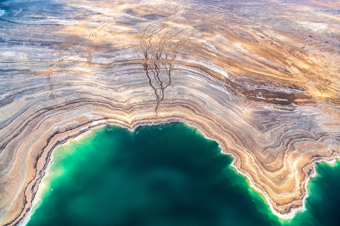 The photographer hunts for images that upend an audiences perspective, like the canyon formations in his image 