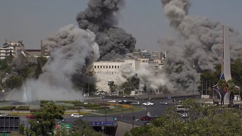 Explosions rock Damascus as Israel launches strikes on Syria Explosions rock Damascus as Israel launches strikes on Syria
