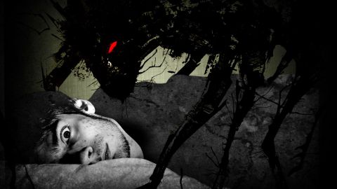 Muchas personas que experimentan parálisis del sueño experimentan alucinaciones aterradoras que algunos llaman "demonios de la parálisis del sueño".