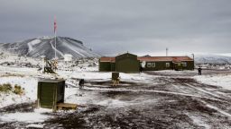 La estación meteorológica de la isla Jan Mayen, en el mar Ártico, en 2009. La pequeña isla noruega, sin residentes permanentes, tiene aranceles del 10%.