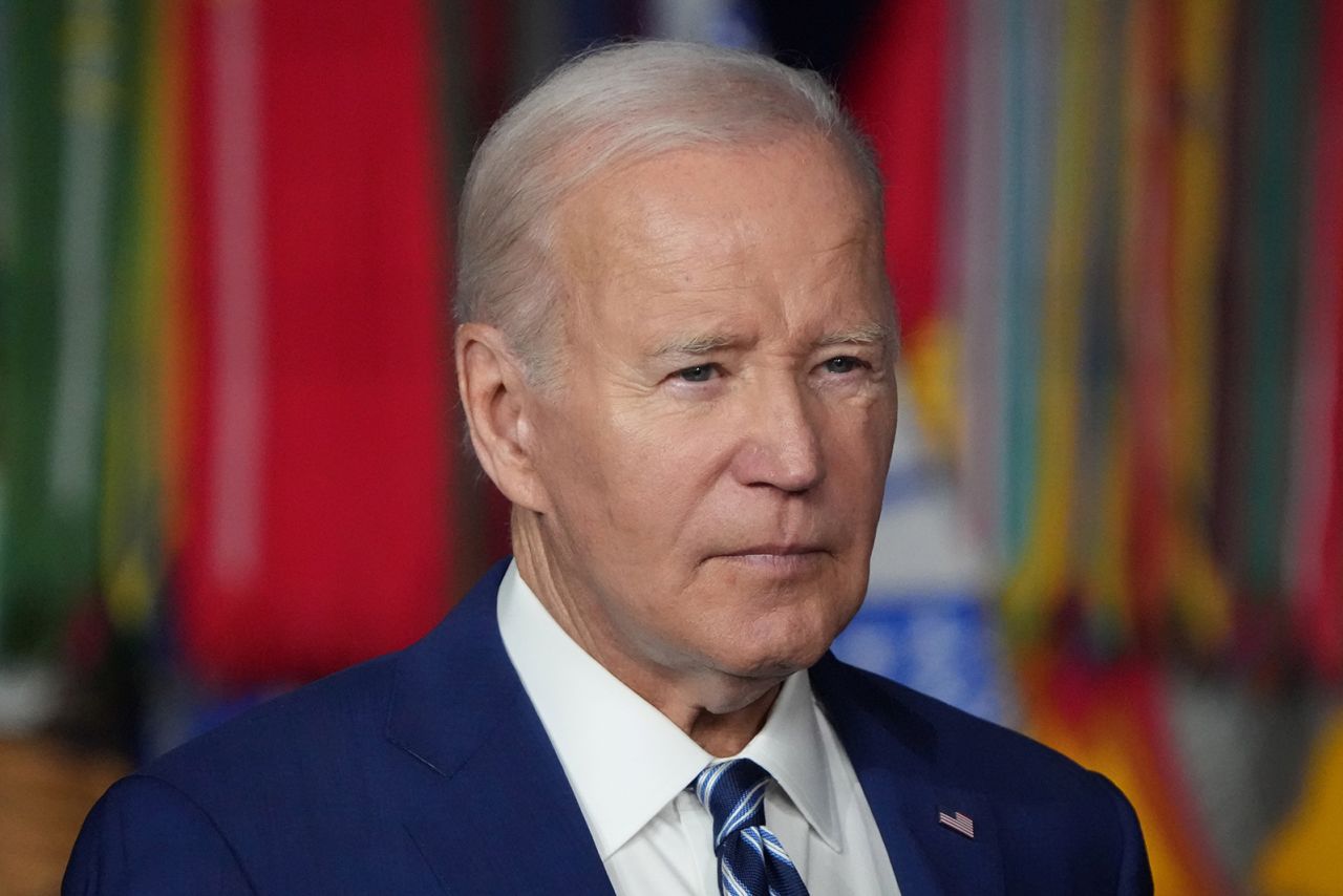 Joe Biden speaks in Salt Lake City, Utah on August 10.