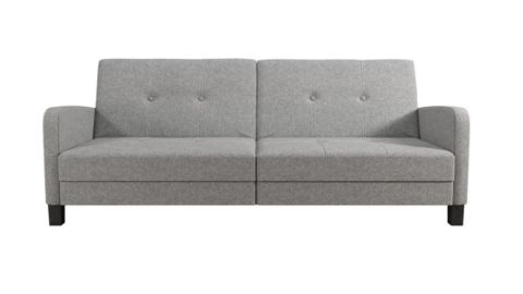 DHP Linen Convertible Sofa / Futon