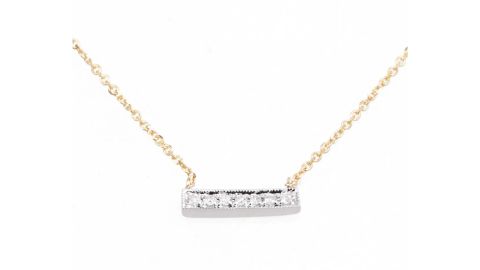 Dana Rebecca Designs 'Sylvie Rose' Diamond Bar Pendant Necklace