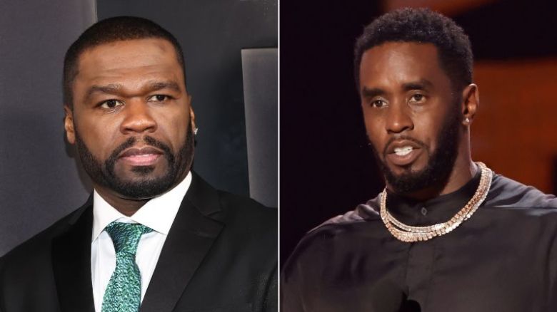 50 Cent y Sean "Diddy" Combs.