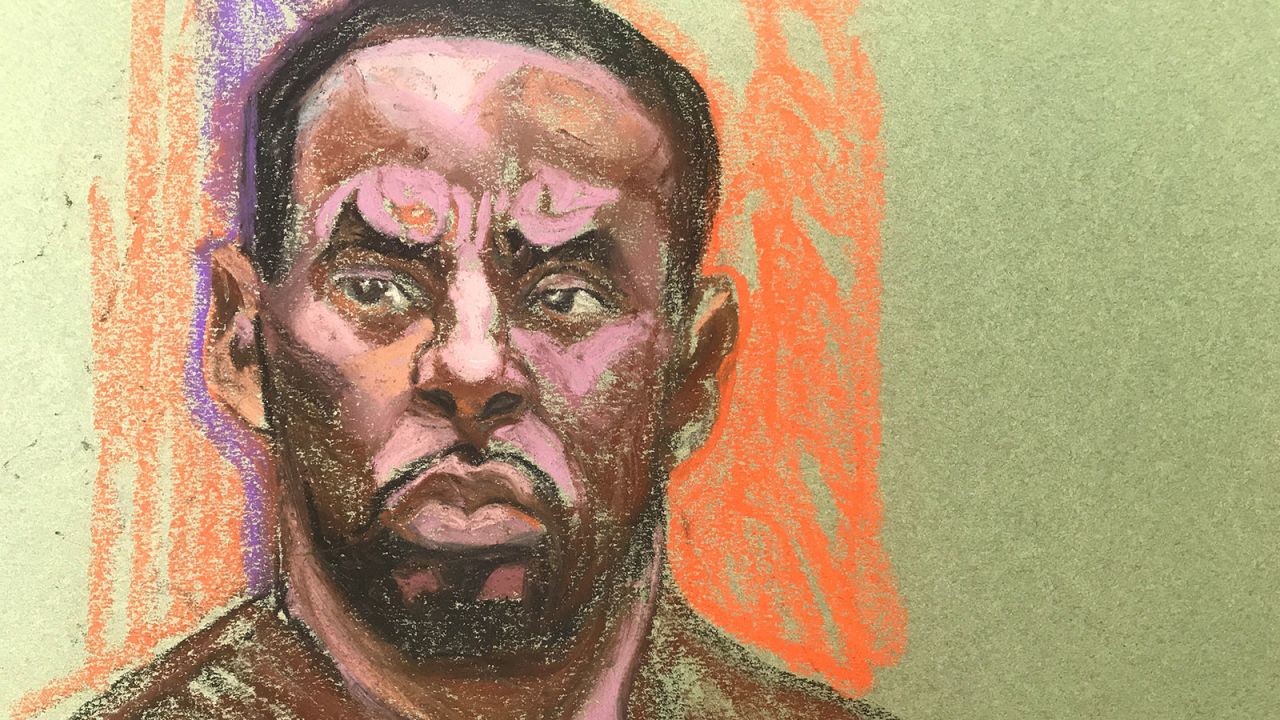 Court sketch from Sean Diddy Combs' hearing in court on Tuesday, September 17.