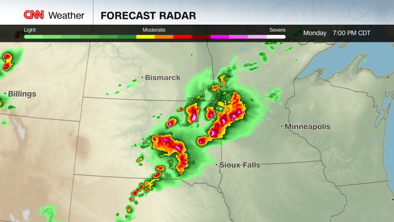 Forecasters warn a rare derecho with hurricane-force winds could plow through part of the US