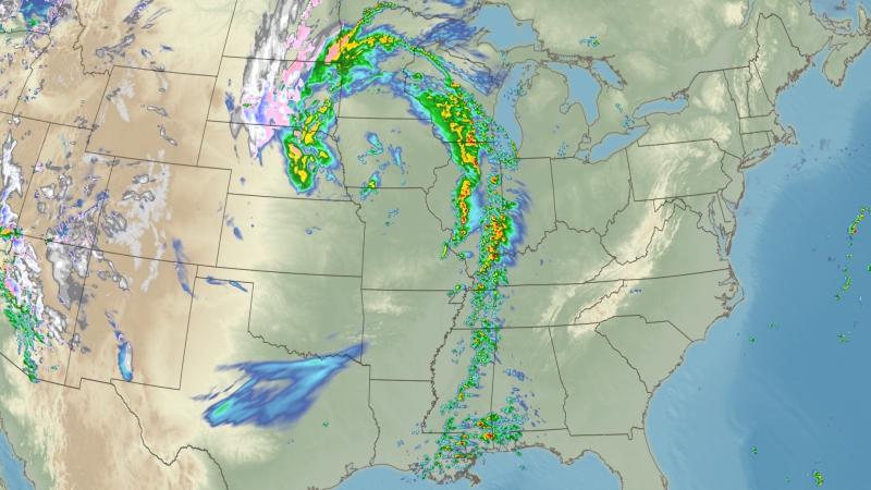 Cross-country storm poised to deliver extreme weather across central and eastern US this weekend