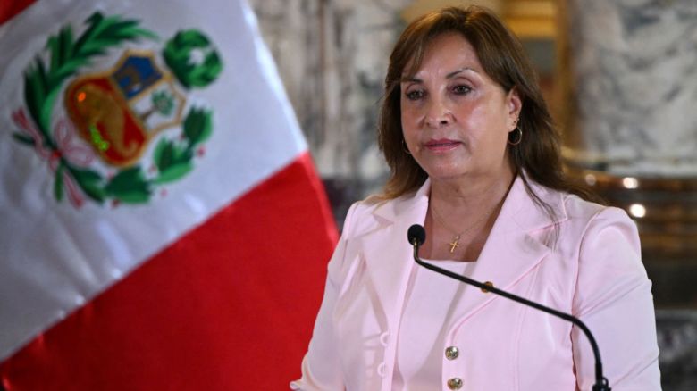 La presidenta de Perú, Dina Boluarte.