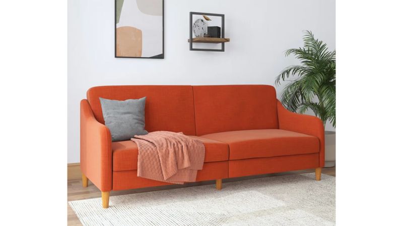 Red couch online wayfair