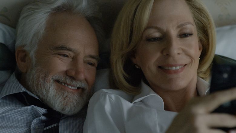 The Diplomat. (L to R) Bradley Whitford as Todd Penn, Allison Janney as Grace Penn in episode 308 of The Diplomat. Cr. Courtesy of Netflix © 2025