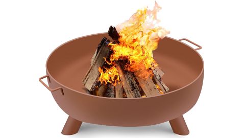 Amagabeli Garden and Home Outdoor Cast Iron Fire Bowl