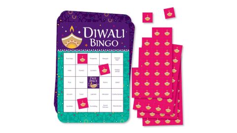 Big Dot of Happiness Happy Diwali Bingo Game - Set of 18