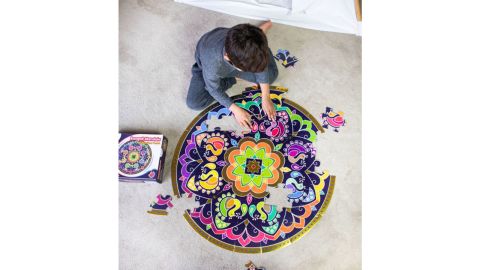 Culture Khazana Rangoli Mandala Round Floor Puzzle