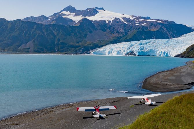 <strong>Scenery: </strong>"Alaska is a really spectacular place in terms of offering," says Koticki. The enviroment makes plane maintenance "difficult, but it makes it really special.”