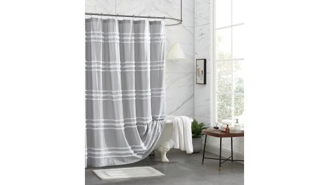 DKNY Chenille Stripe Shower Curtain