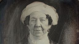 A recently discovered daguerreotype of Dolley Madison.