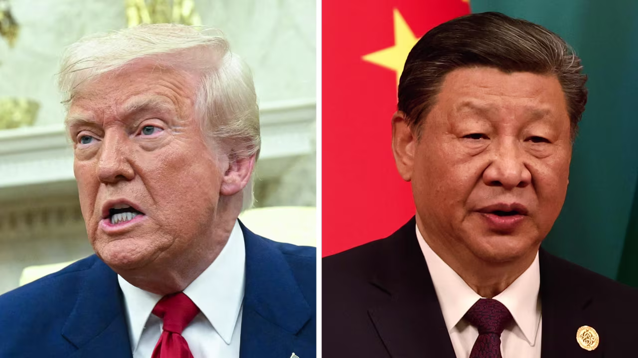 US President Donald Trump and Chinese President Xi Jinping.