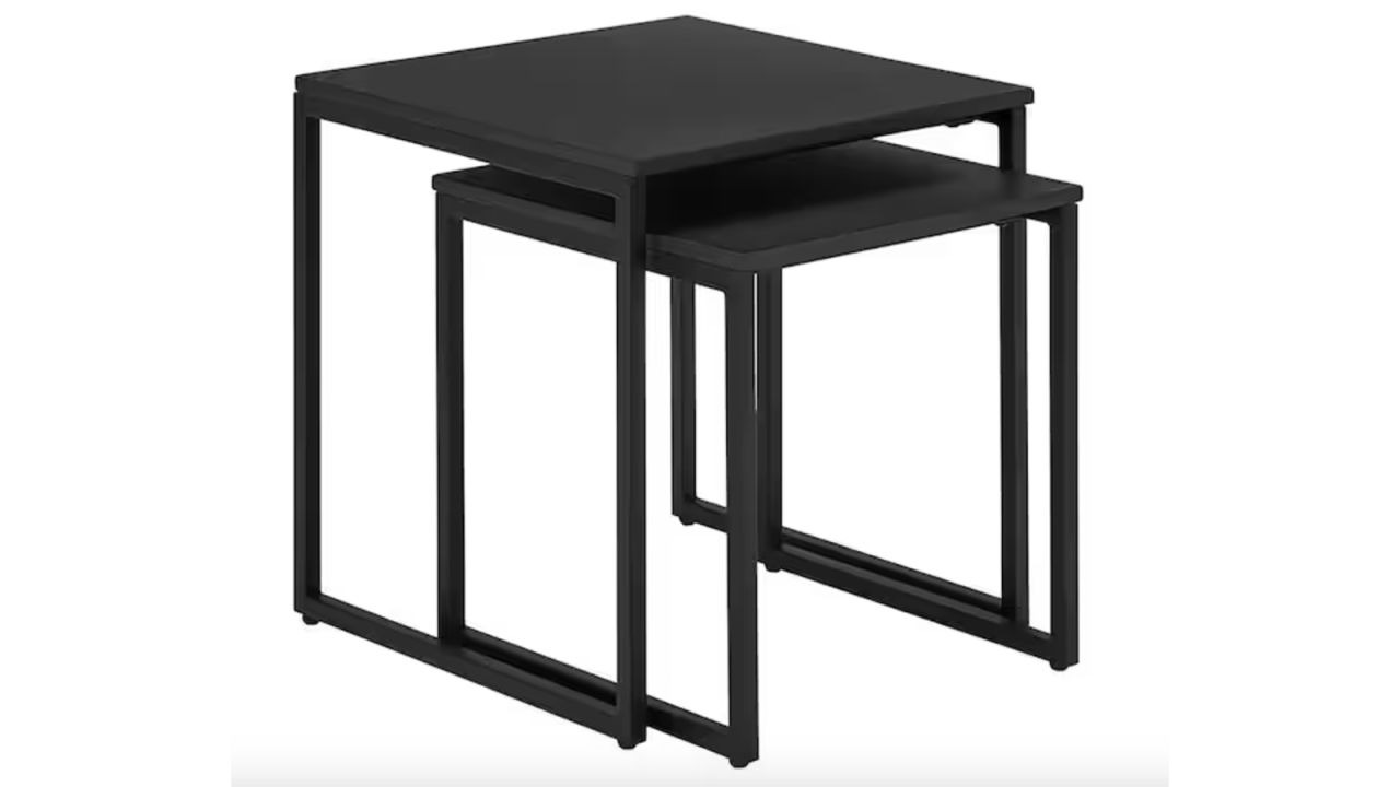 Donnelly Black Nesting Tables with Black Wood Top (Set of 2) .jpg