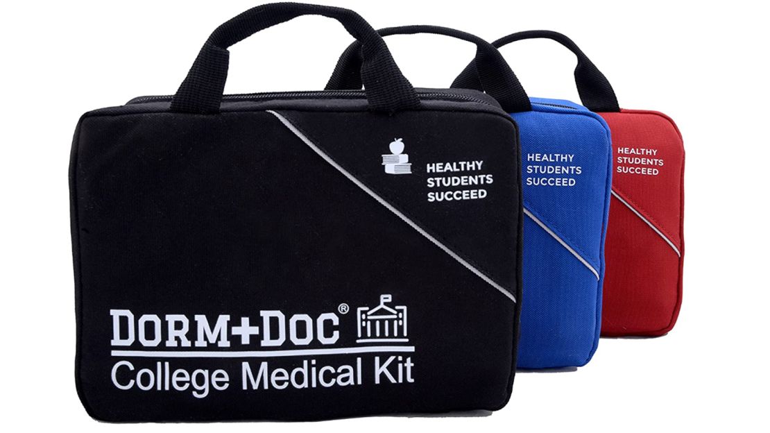 DormDoc 175-Piece Emergency First Aid Kit for College Students