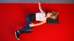 double bent knee twist second position
